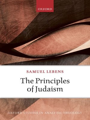 cover image of The Principles of Judaism